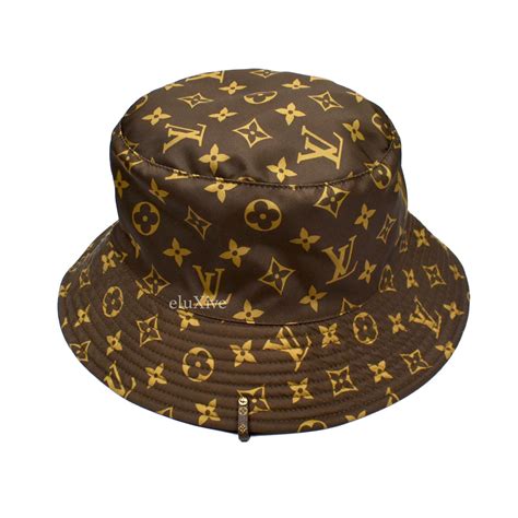 louis vuitton bucket hat leather|louis vuitton monogram bucket hat.